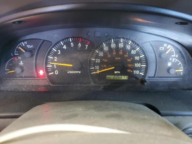 5TBRN34101S209629 - 2001 TOYOTA TUNDRA ACCESS CAB SR5 SILVER photo 9