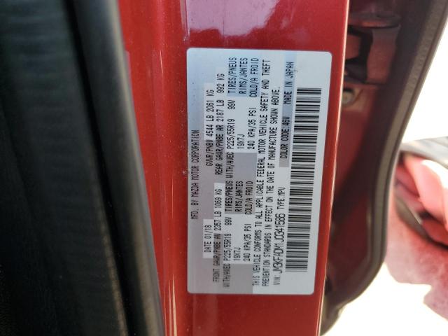 JM3KFADM1J0341586 - 2018 MAZDA CX-5 GRAND TOURING RED photo 13