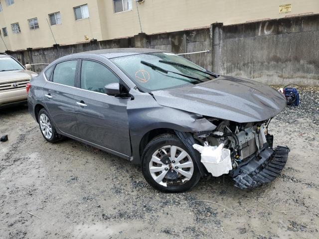 3N1AB7AP0KY371528 - 2019 NISSAN SENTRA S GRAY photo 4