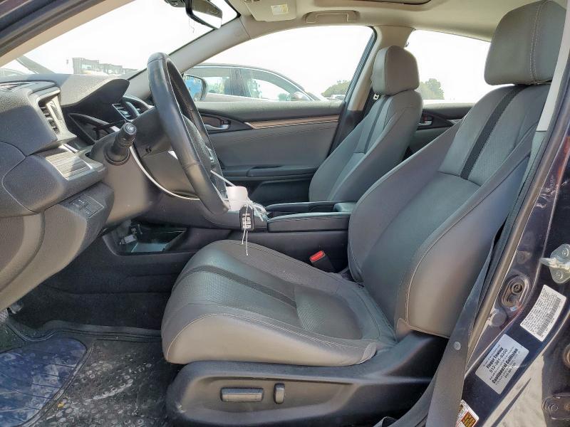 19XFC1F70LE019560 - 2020 HONDA CIVIC EXL CHARCOAL photo 7