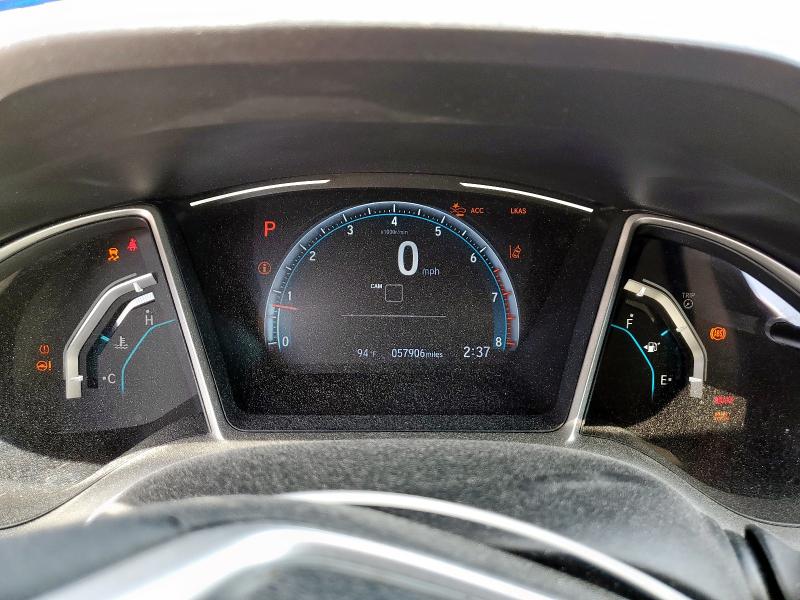 19XFC1F70LE019560 - 2020 HONDA CIVIC EXL CHARCOAL photo 9