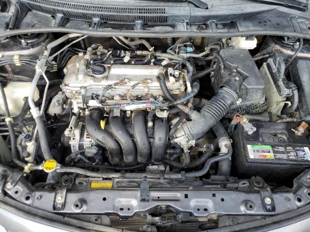 5YFBU4EE9CP003255 - 2012 TOYOTA COROLLA BASE Մոխրագույն լուսանկար 11