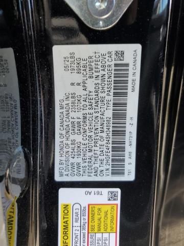 2HGFE4F84SH348982 - 2025 HONDA CIVIC SPORT 黑色 照片 12