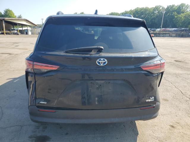 5TDKSKFC7NS059972 - 2022 TOYOTA SIENNA LE 黑色 照片 6