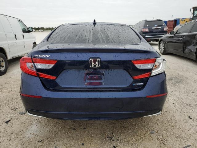 1HGCV3F1XLA011555 - 2020 HONDA ACCORD HYBRID BLUE photo 6