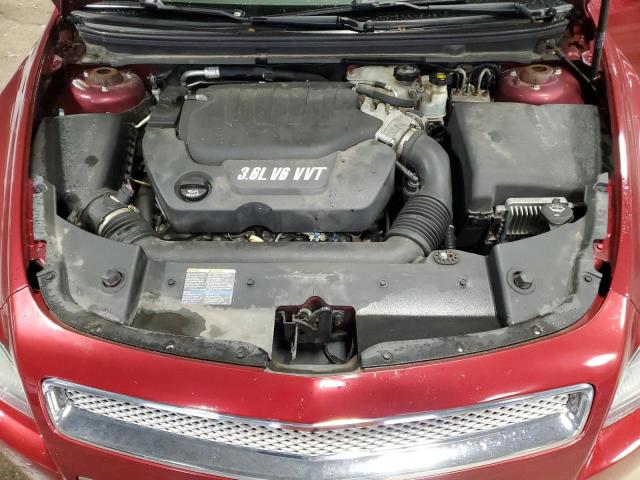 1G1ZK577X8F287866 - 2008 CHEVROLET MALIBU LTZ ბურგუნდია ფოტო 11