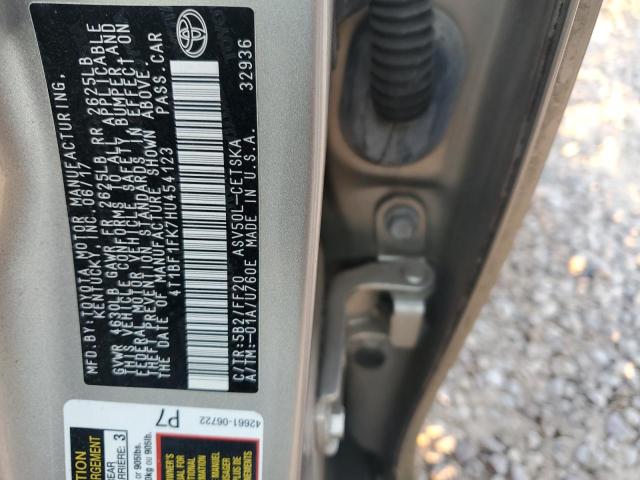 4T1BF1FK7HU454123 - 2017 TOYOTA CAMRY LE 棕色 照片 13