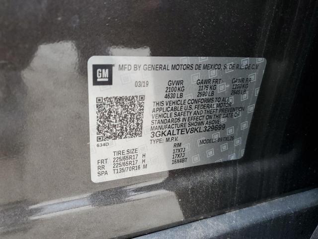 3GKALTEV8KL329699 - 2019 GMC TERRAIN SLE BROWN photo 13