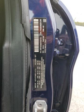 ZARFAEDN4H7542110 - 2017 ALFA ROMEO GIULIA Q4 ლურჯი ფოტო 12