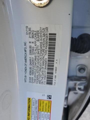 1HGCV1F13KA042973 - 2019 HONDA ACCORD LX WHITE photo 13