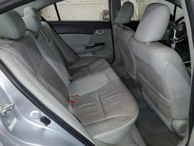 19XFB2F9XCE312070 - 2012 HONDA CIVIC EXL ვერცხლისფერი ფოტო 10