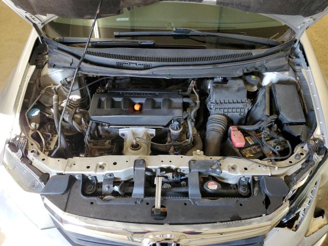 19XFB2F9XCE312070 - 2012 HONDA CIVIC EXL ვერცხლისფერი ფოტო 11