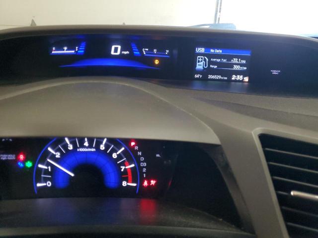 19XFB2F9XCE312070 - 2012 HONDA CIVIC EXL ვერცხლისფერი ფოტო 9