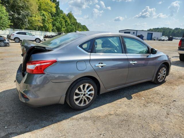 3N1AB7AP7KY378685 - 2019 NISSAN SENTRA S GRAY photo 3