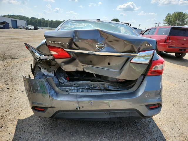 3N1AB7AP7KY378685 - 2019 NISSAN SENTRA S GRAY photo 6