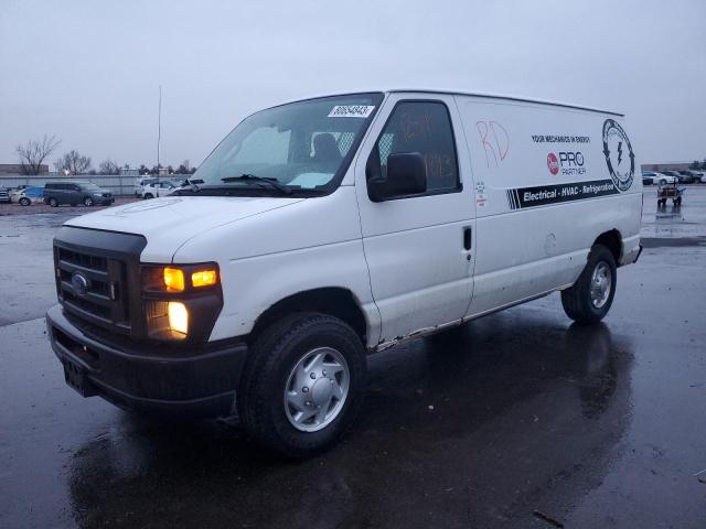 1FTNE1EW2CDB08224 - 2012 FORD ECONOLINE E150 VAN WHITE photo 1