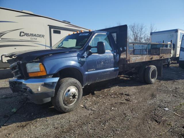 1FDWF37F51ED81932 - 2001 FORD F350 SUPER DUTY BLUE photo 1