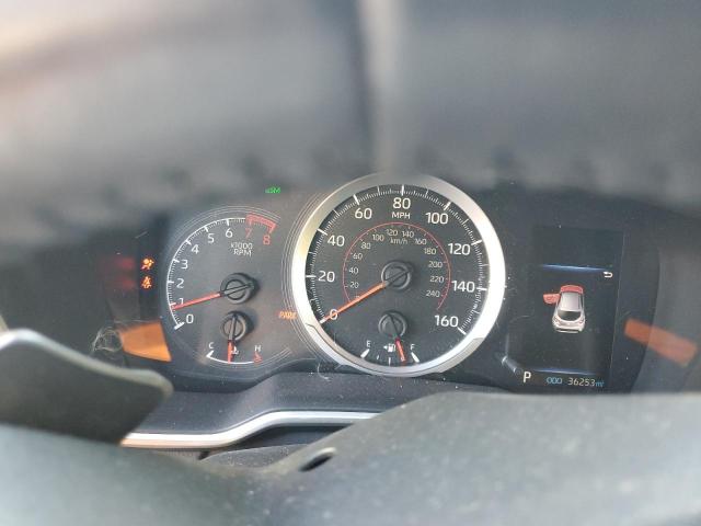 JTNK4RBE4K3068342 - 2019 TOYOTA COROLLA SE Silber Foto 9