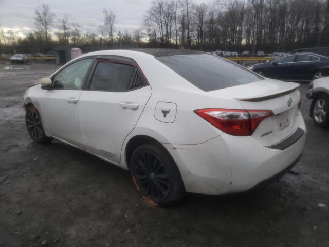 2T1BURHE4GC639869 - 2016 TOYOTA COROLLA L WHITE photo 2