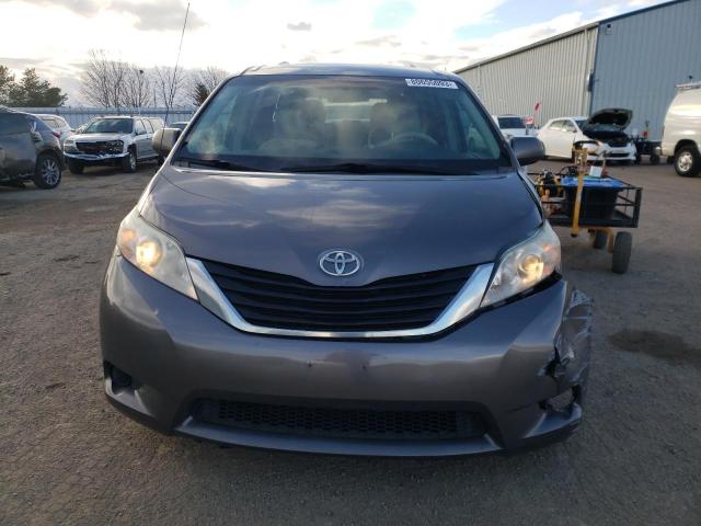 5TDKA3DC5BS004847 - 2011 TOYOTA SIENNA BASE GRAY photo 5