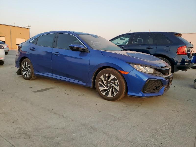 SHHFK7H35KU212780 - 2019 HONDA CIVIC LX Niebieski zdjęcie 4