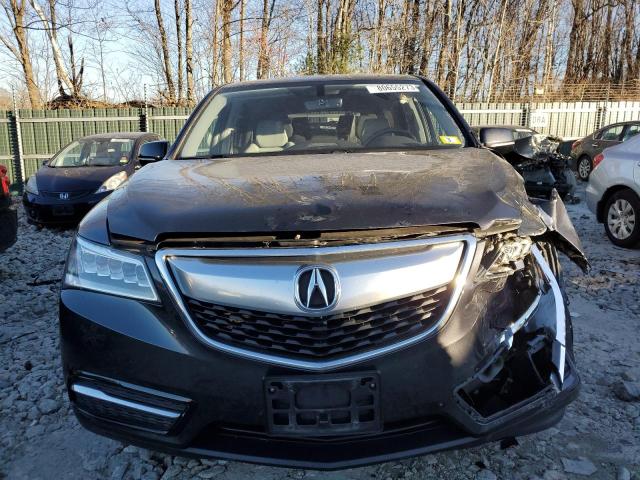 5FRYD4H23GB049739 - 2016 ACURA MDX GRAY photo 5