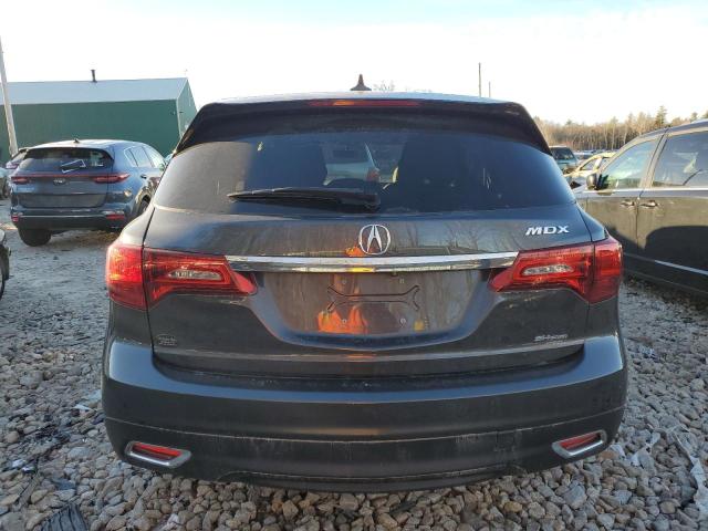 5FRYD4H23GB049739 - 2016 ACURA MDX GRAY photo 6