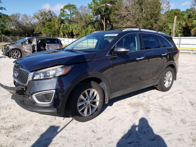 5XYPG4A33JG427159 - 2018 KIA SORENTO LX GRAY photo 1