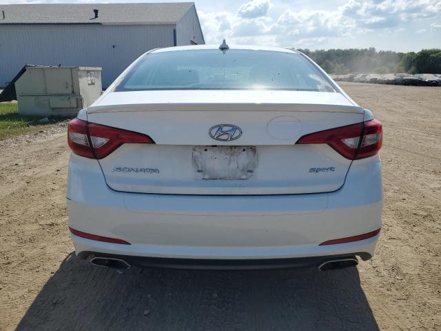 5NPE34AF0GH341807 - 2016 HYUNDAI SONATA SPORT WHITE photo 6