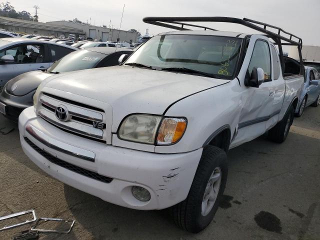 5TBRT34113S427975 - 2003 TOYOTA TUNDRA ACCESS CAB SR5 WHITE photo 1