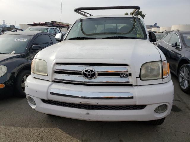 5TBRT34113S427975 - 2003 TOYOTA TUNDRA ACCESS CAB SR5 WHITE photo 5