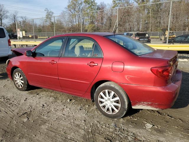 JTDBR32EX70128149 - 2007 TOYOTA COROLLA CE RED photo 2