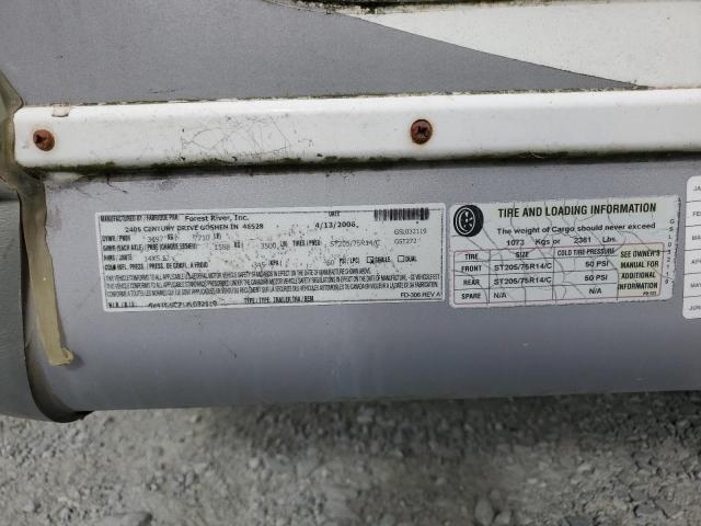4X4TGSC217L032119 - 2007 FOREST RIVER GRAND SURVEYOR თეთრი ფოტო 10