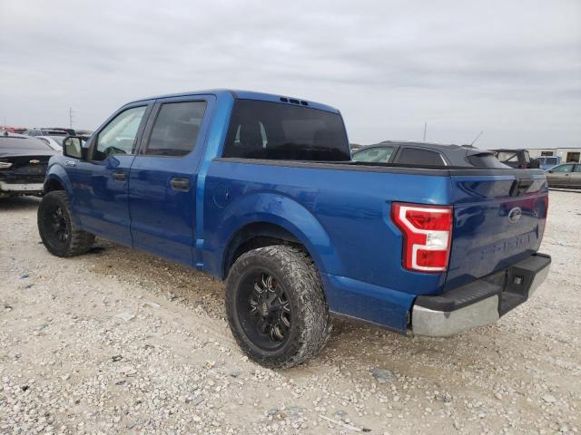 1FTEW1CBXJKF16024 - 2018 FORD F150 SUPERCREW BLUE photo 2