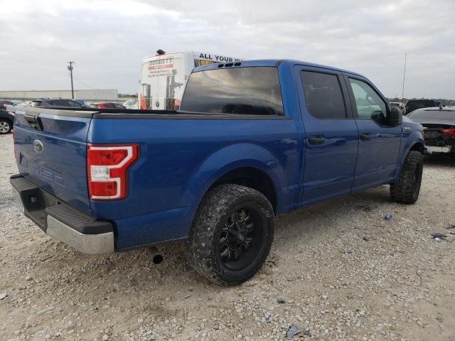 1FTEW1CBXJKF16024 - 2018 FORD F150 SUPERCREW BLUE photo 3