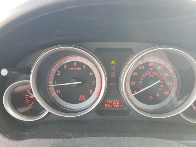 1YVHZ8CB4B5M02799 - 2011 MAZDA 6 S BLACK photo 9