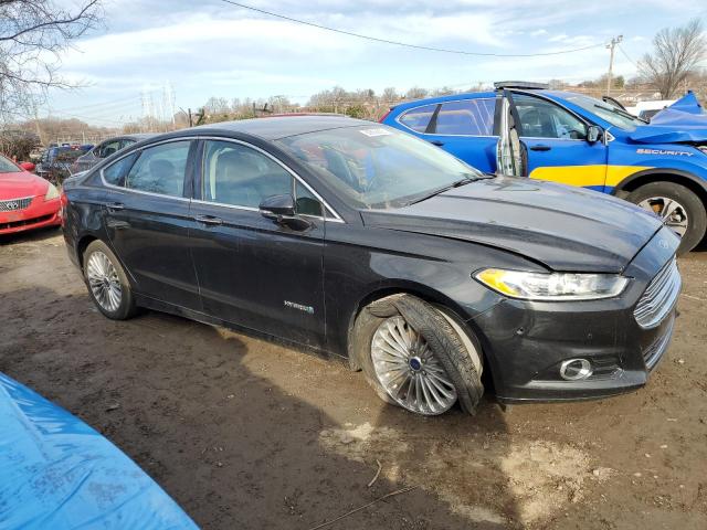 3FA6P0RU3ER198372 - 2014 FORD FUSION TITANIUM HEV BLACK photo 4