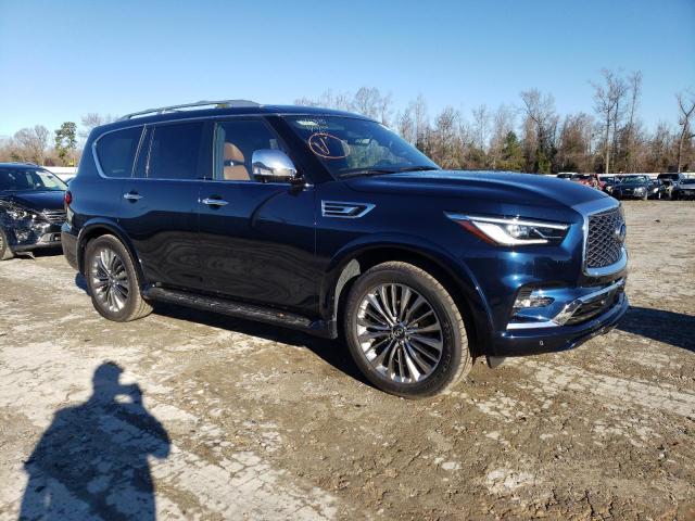 JN8AZ2BF0M9716264 - 2021 INFINITI QX80 SENSORY BLUE photo 4