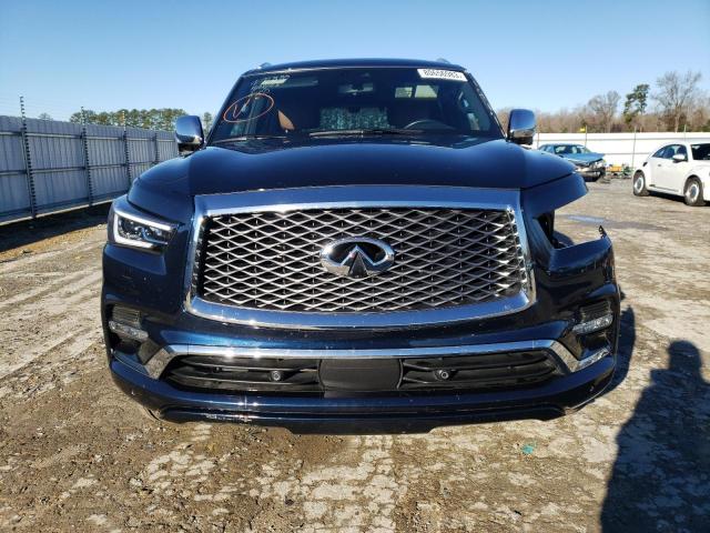 JN8AZ2BF0M9716264 - 2021 INFINITI QX80 SENSORY BLUE photo 5