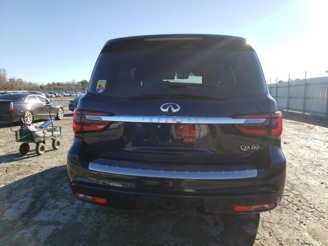 JN8AZ2BF0M9716264 - 2021 INFINITI QX80 SENSORY BLUE photo 6