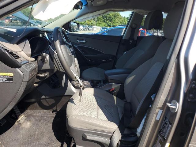 5XYZTDLB6EG146715 - 2014 HYUNDAI SANTA FE S GRAY photo 7