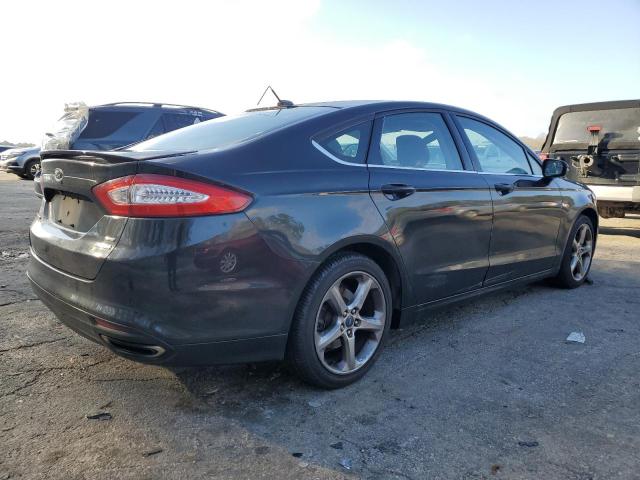 3FA6P0H90ER152737 - 2014 FORD FUSION SE BLACK photo 3