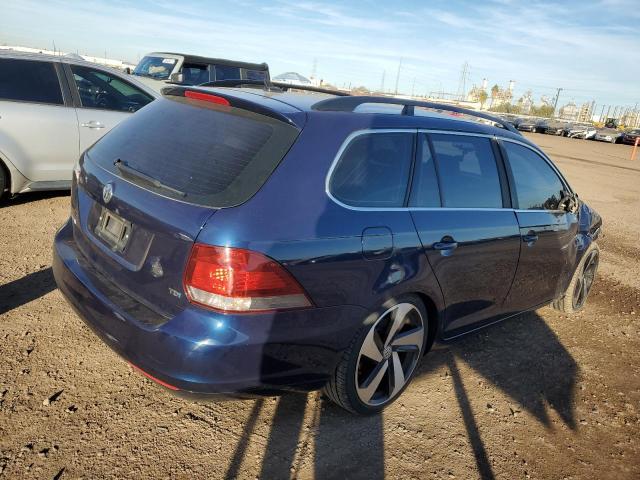 3VWPL7AJ9EM627447 - 2014 VOLKSWAGEN JETTA TDI BLUE photo 3