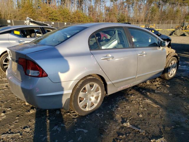 19XFA1F52BE032104 - 2011 HONDA CIVIC LX SILVER photo 3