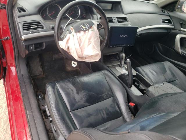 1HGCS1B80BA001258 - 2011 HONDA ACCORD EXL RED photo 8