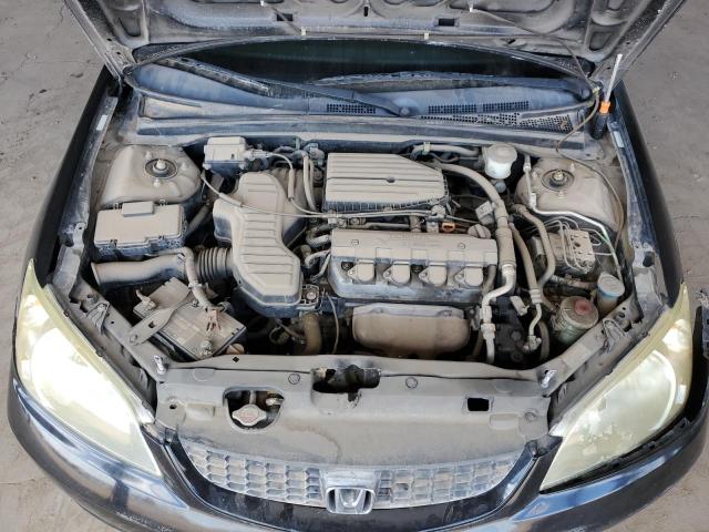1HGEM22904L030770 - 2004 HONDA CIVIC EX BLACK photo 11