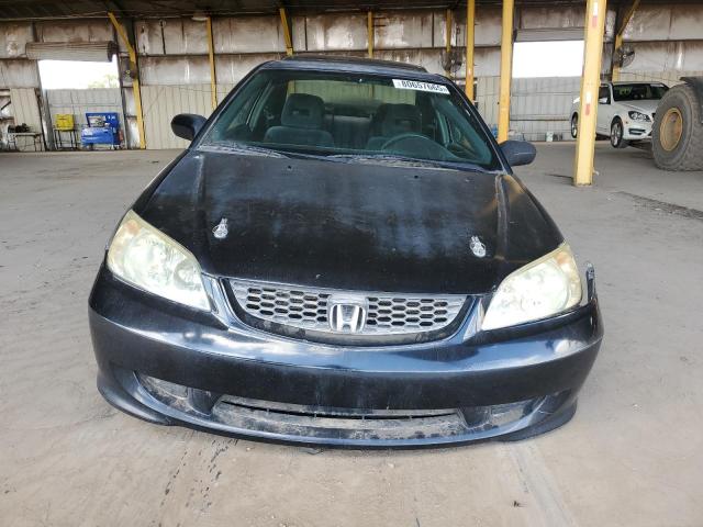 1HGEM22904L030770 - 2004 HONDA CIVIC EX BLACK photo 5