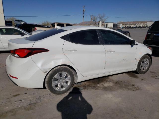 5NPDH4AE8GH751145 - 2016 HYUNDAI ELANTRA SE WHITE photo 3