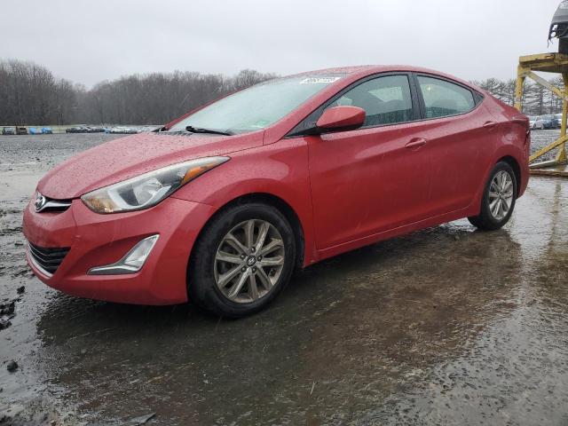 KMHDH4AE7FU447143 - 2015 HYUNDAI ELANTRA SE RED photo 1