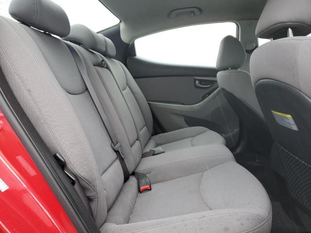 KMHDH4AE7FU447143 - 2015 HYUNDAI ELANTRA SE RED photo 10